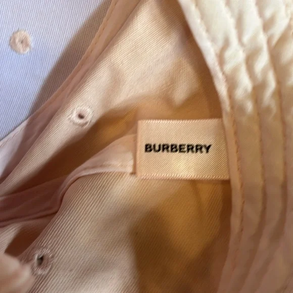Pink Burberry Hat - Picture 5 of 8